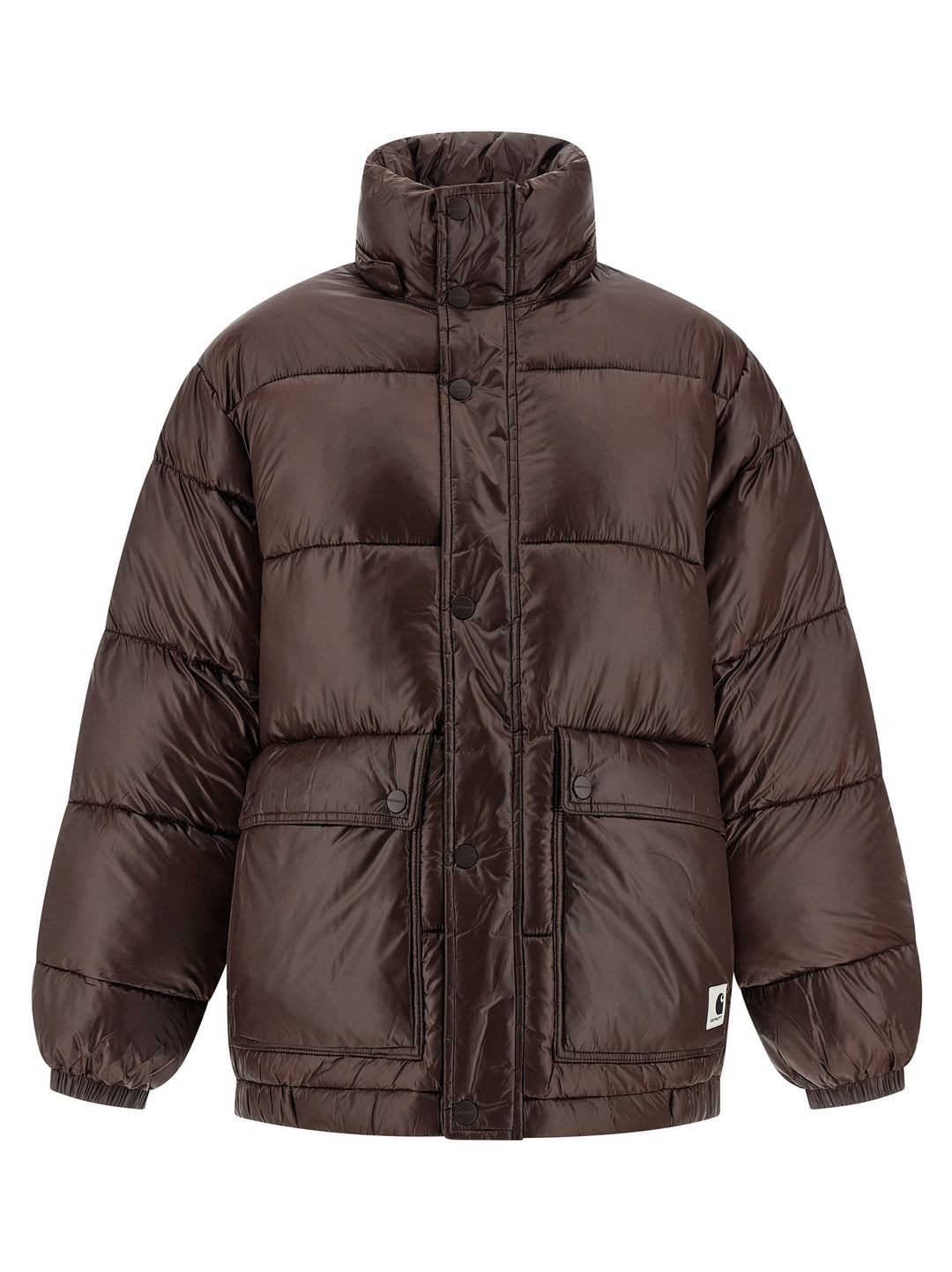 Carhartt Wip Benson Puffer Jackets - Marrone | 1933d079e8f22980598f542b4918bbc8615fd574