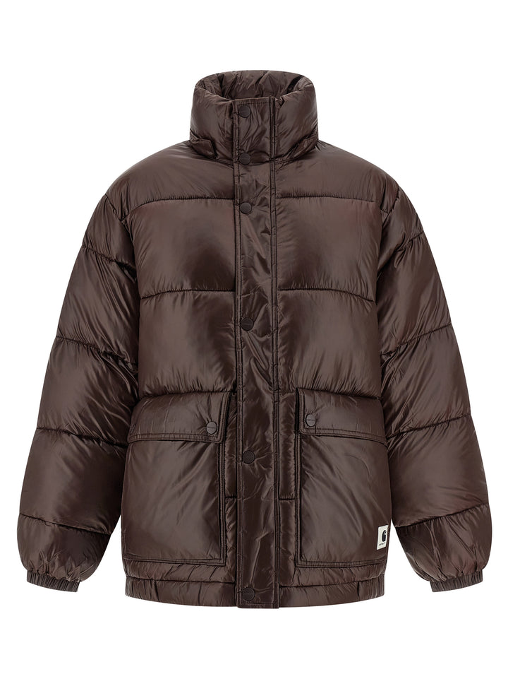Carhartt Wip Benson Puffer Jackets - Marrone | 1933d079e8f22980598f542b4918bbc8615fd574