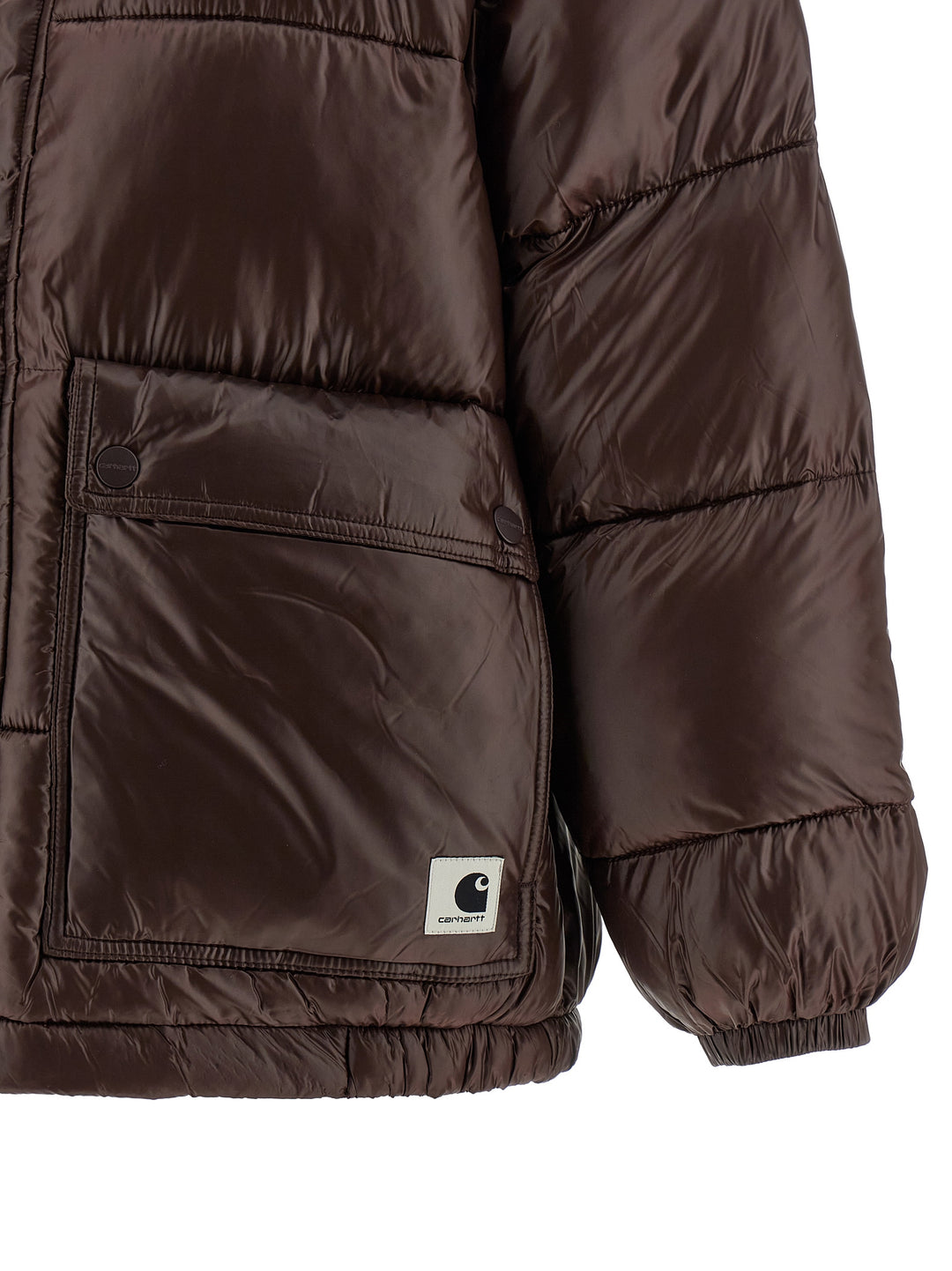 Carhartt Wip Benson Puffer Jackets - Marrone | eee75a405f62cef723c771e8b3ab671d68572b46