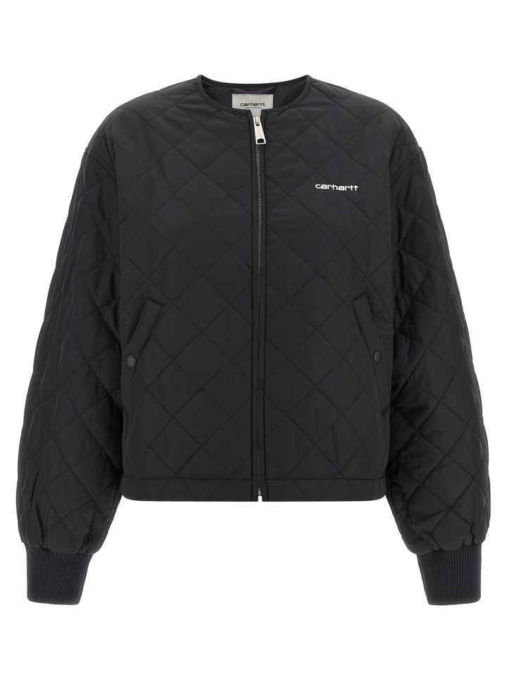 Carhartt Wip Elma Puffer Jackets - Nero | a563e9655e6ff8ccf996cebde32b81790e011776