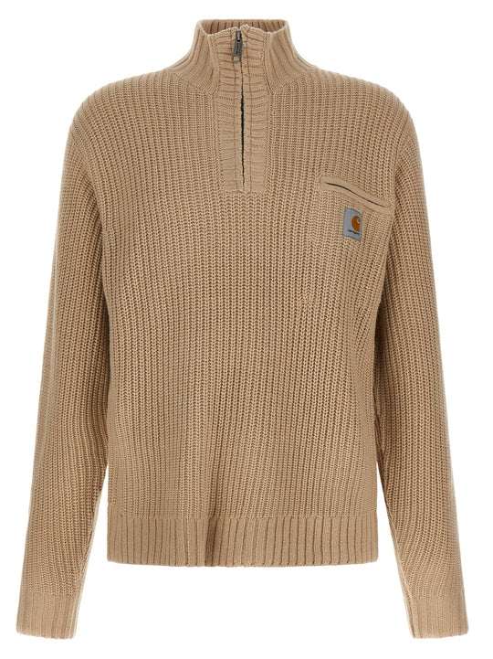Detroit Half Zip Maglioni Beige