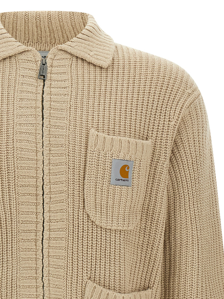 Carhartt Wip Chore Maglioni - Beige | ed954ebf9aa0860b424cdedd1a8b1b1cf19b47d3