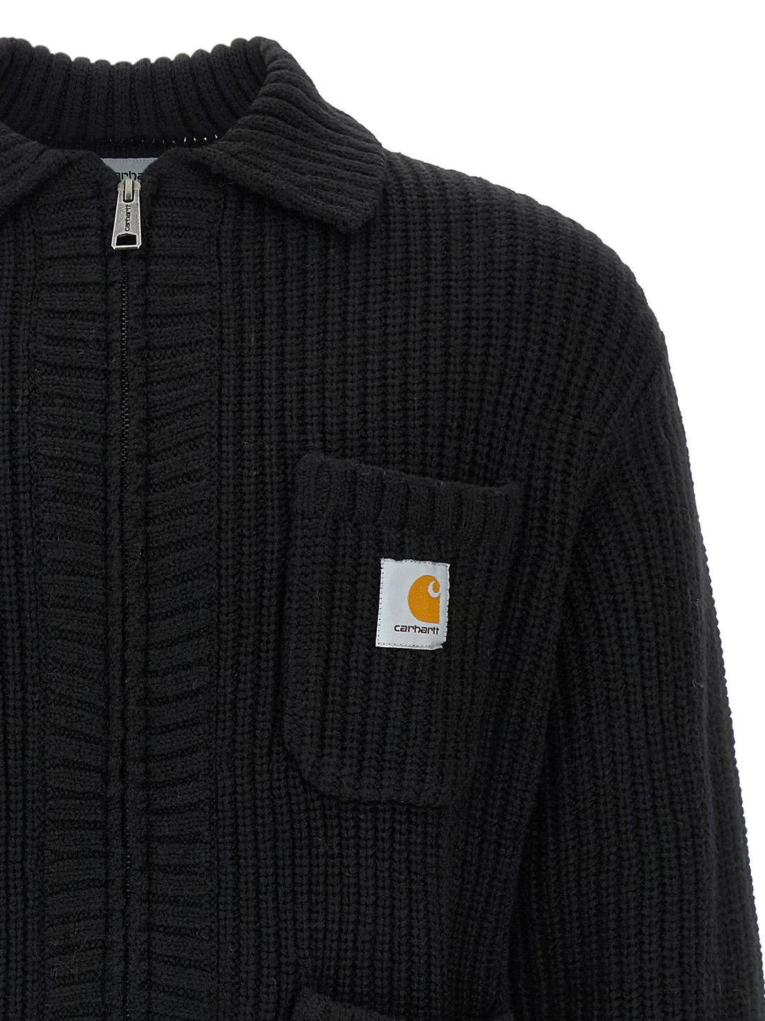 Carhartt Wip Chore Knit Jacket Maglioni - Nero | 6d7fb928f9adbcdb7bbc4cb75d1863d6fe6b1690