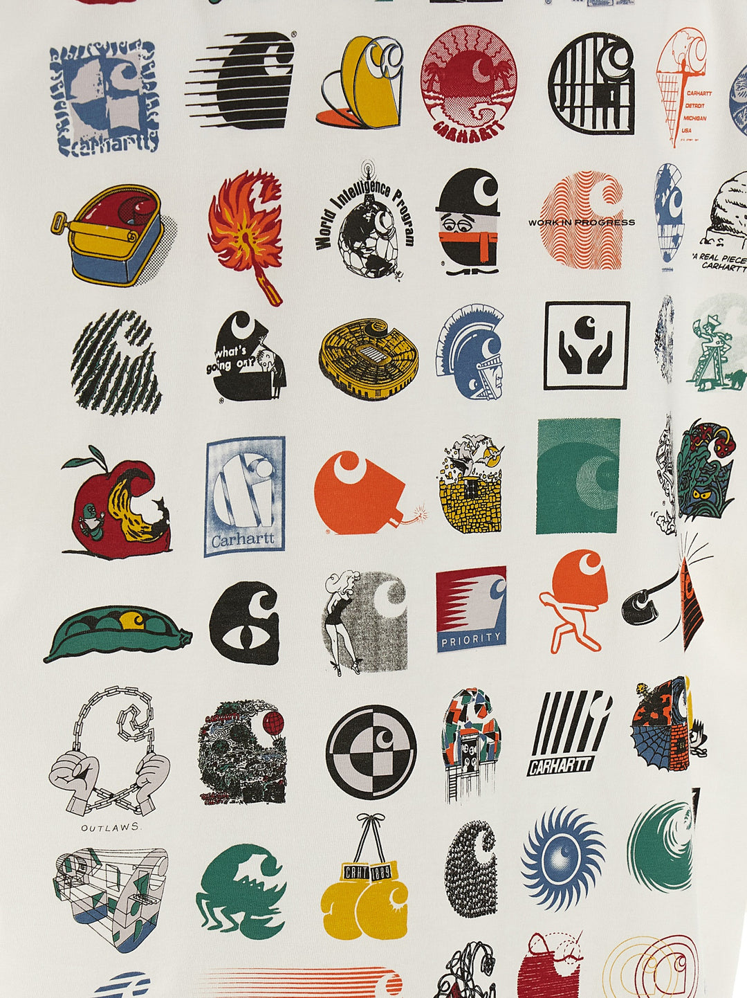 Carhartt Wip C Logo Archive T shirt - Bianco | f66c23c4efb3b0f75e9b3ff4d9f004549380ed46