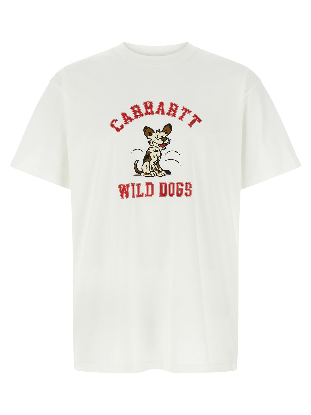 Carhartt Wip Wild Dog T shirt - Bianco | aa492b880d0b69a70062520d89018d180f84c152