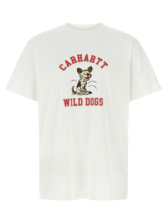 Wild Dog T Shirt Bianco