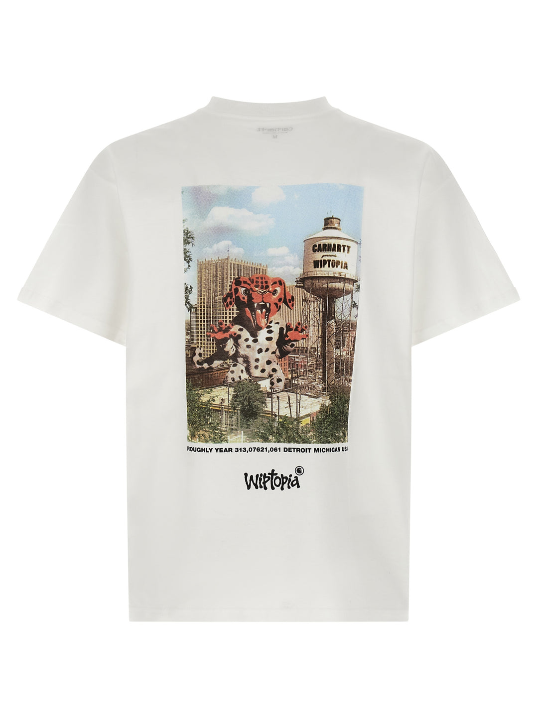 Carhartt Wip Wiptopia T shirt - Bianco | 613311e671fdab1a6b528b18a71d1de6edede11f