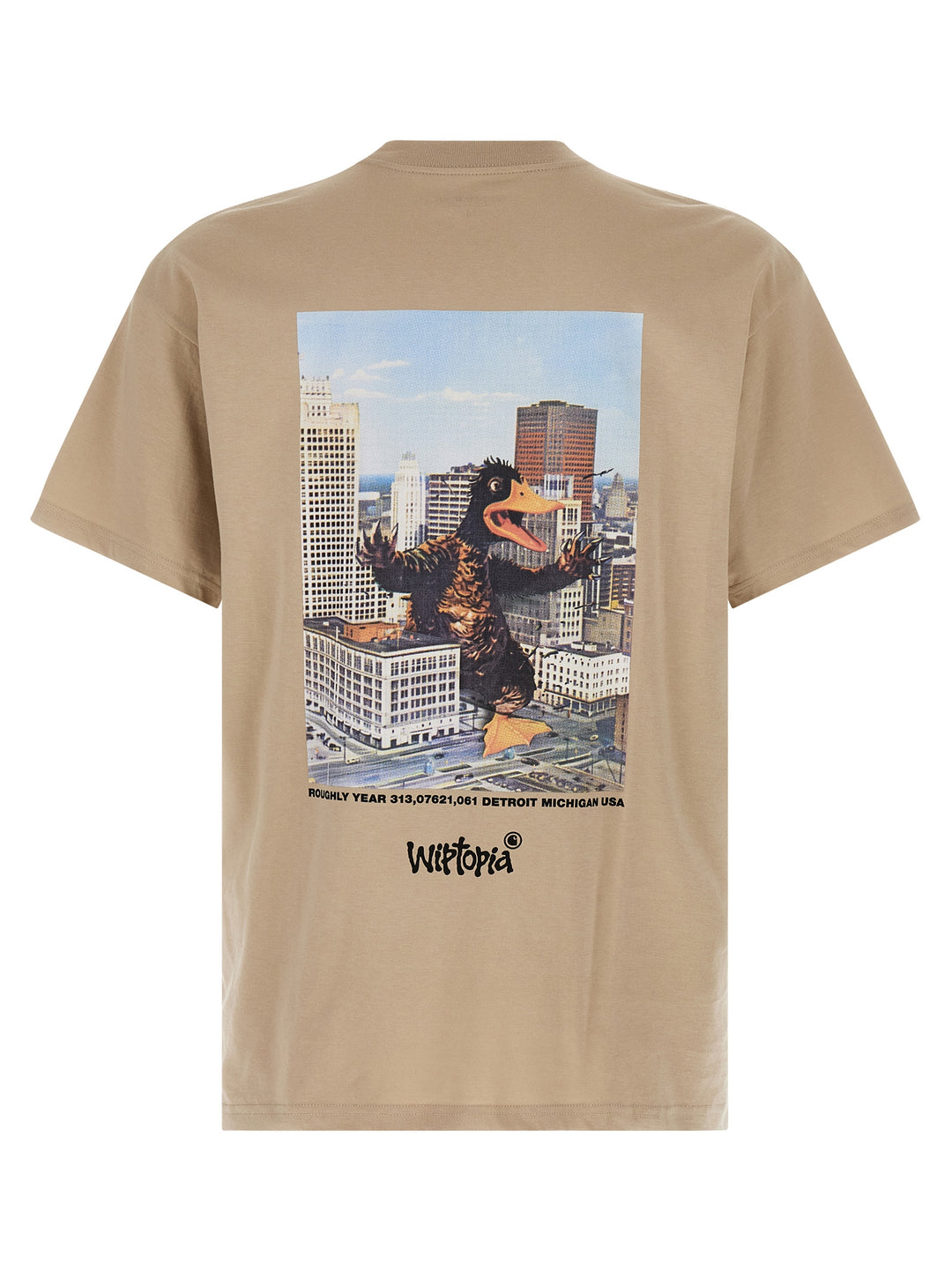 Carhartt Wip Wiptopia T shirt - Beige | 86ddc03d0bf45d865ebe5828a3c7a06a6c0ac4e4