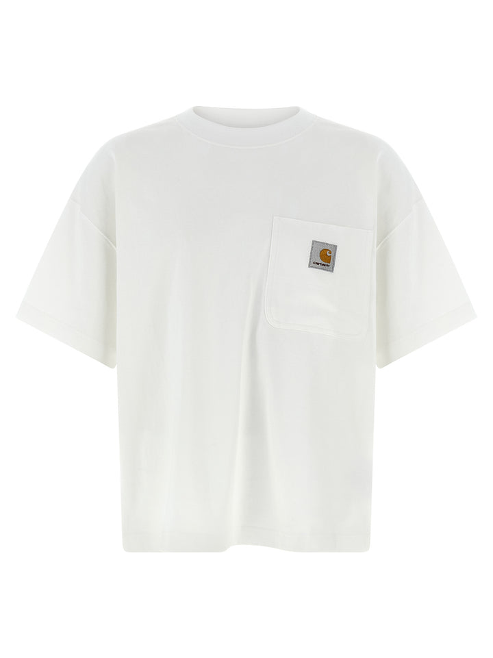 Carhartt Wip Work Pocket T shirt - Bianco | c63a7b06a4d110c17f5eac02f48d1687cc4ed6b7