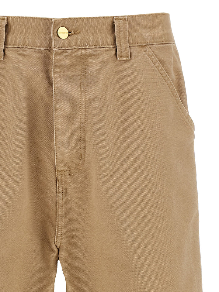 Carhartt Wip Single Knee Graphic Pantaloni - Beige | fd0201a232de9ebcec814b93a2b7e3839efa82be