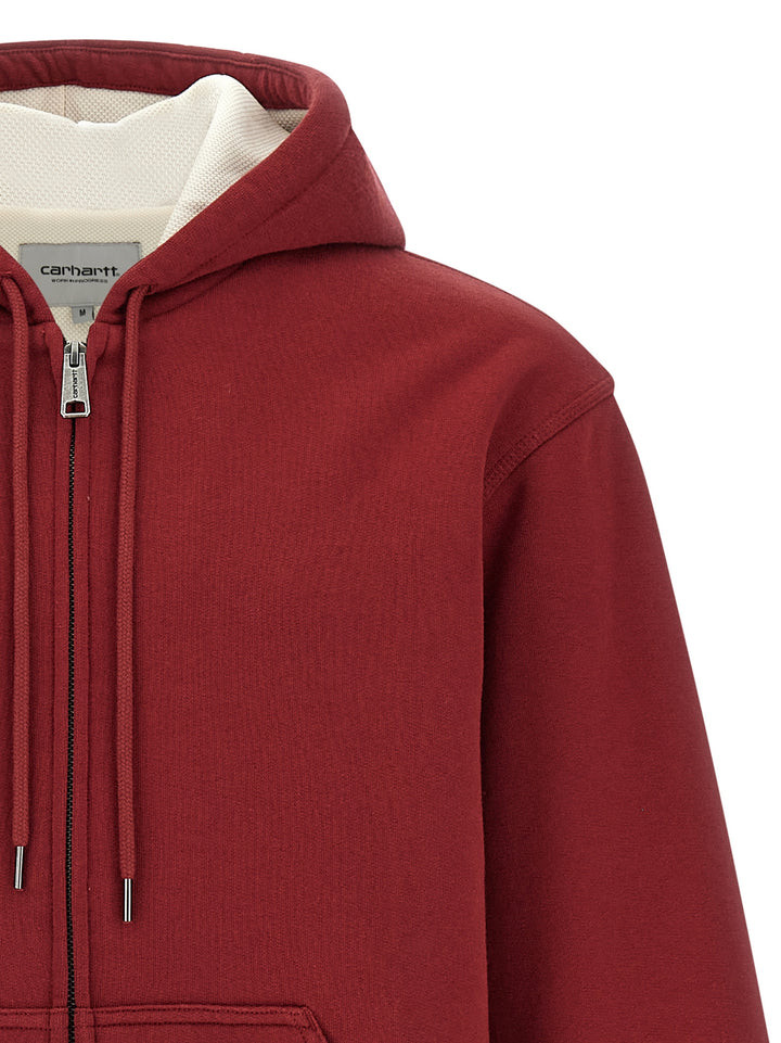 Carhartt Wip Active Sweat Felpe - Rosso | a14dc894aa985f101b5b063dc57b3ae2b7beb58e