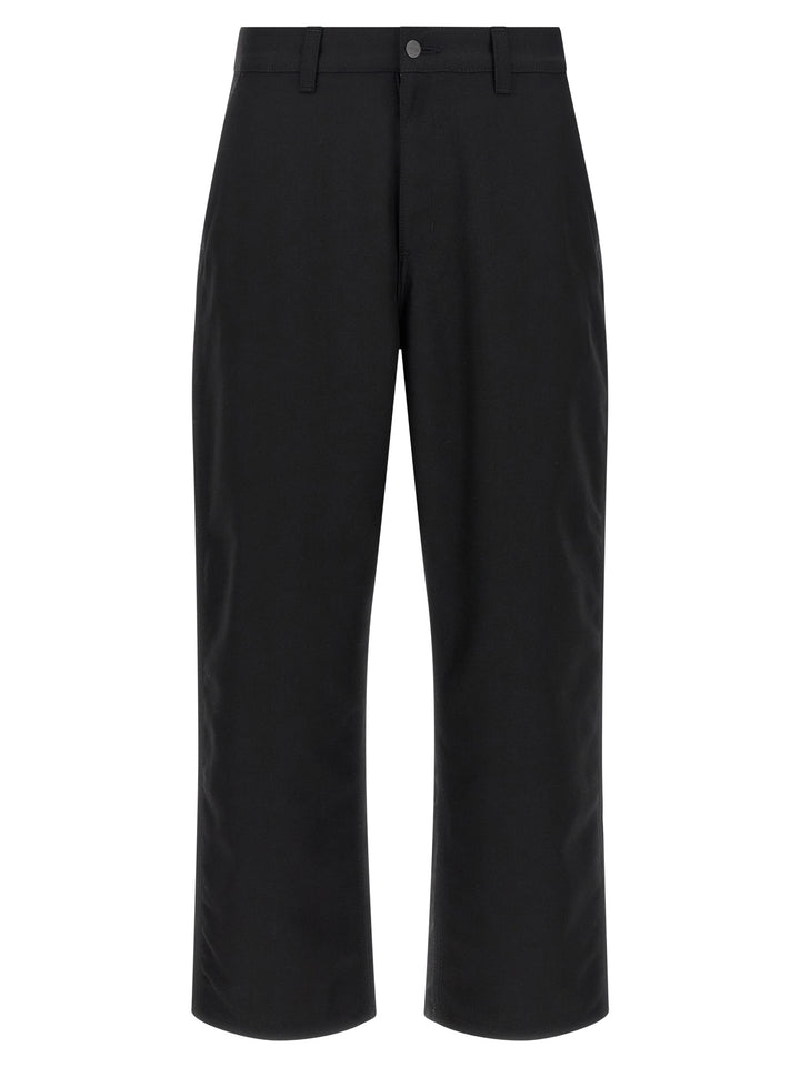 Carhartt Wip Ray Single Knee Pantaloni - Nero | 7df0ff75f3caeb3fc76ccb5fe443673737a0144e