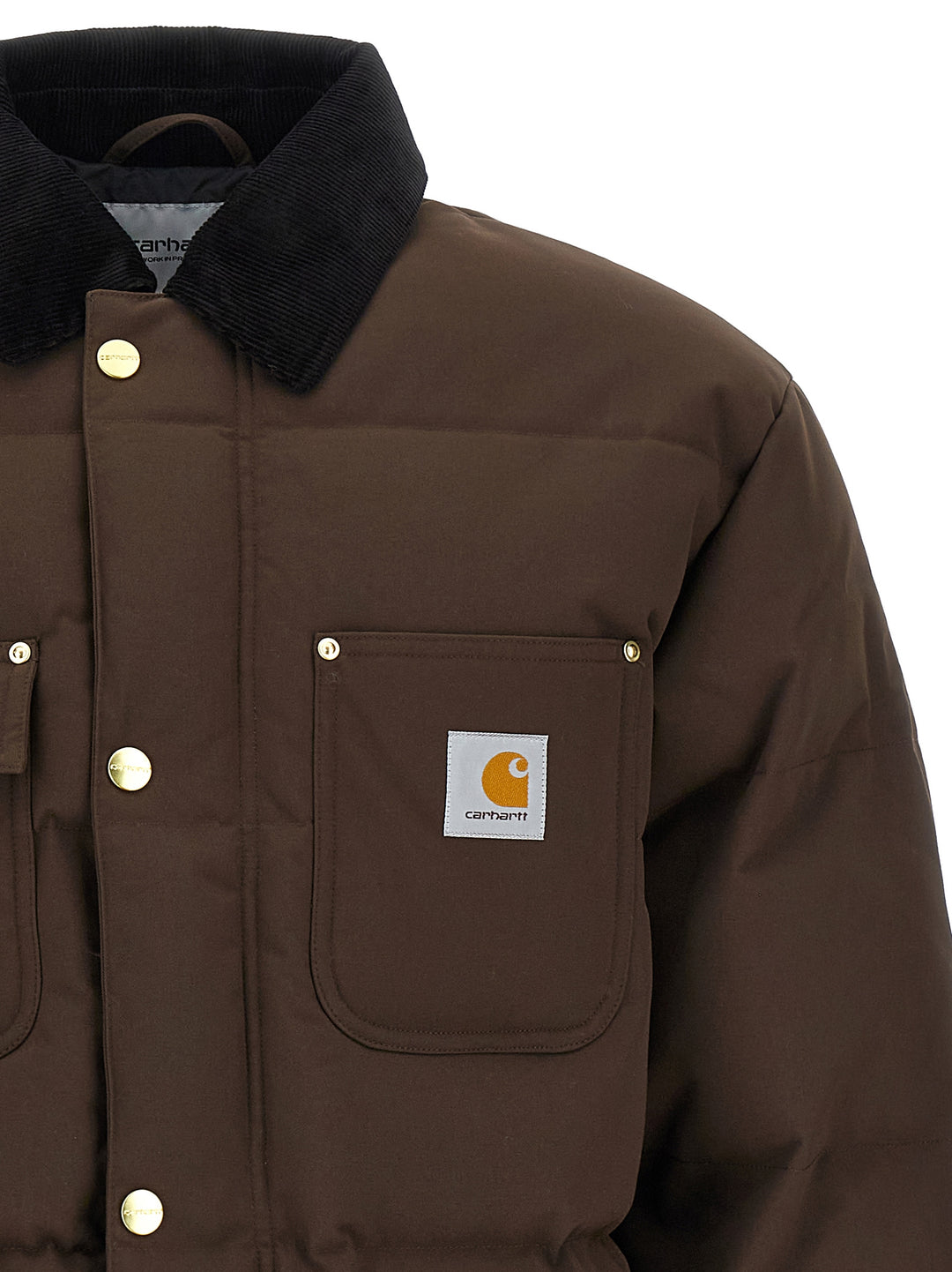Carhartt Wip Rayler Puffer Jackets - Marrone | dba9b607b9e71002fd9f180e802f5fe86b226252