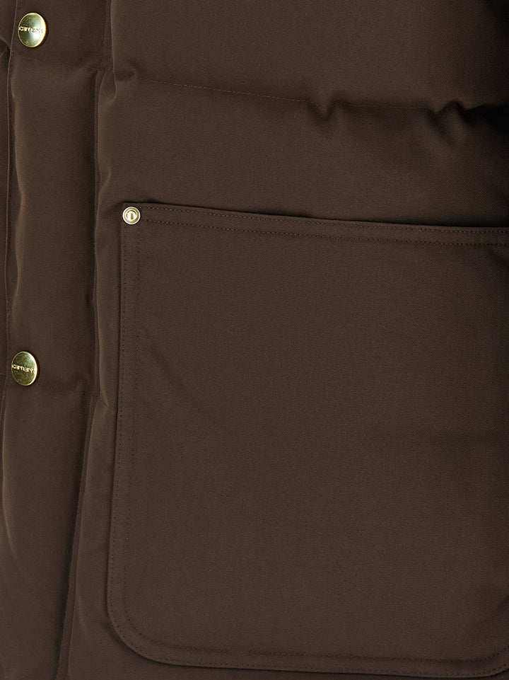 Carhartt Wip Rayler Puffer Jackets - Marrone | 7ea43c8287cc41d2c7a3e0fb7acffab2a25e054f