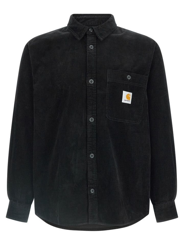 Carhartt Wip Flint Camicie - Nero | cd28d7adac92c3c810ad9995db7d54600d8c1a25