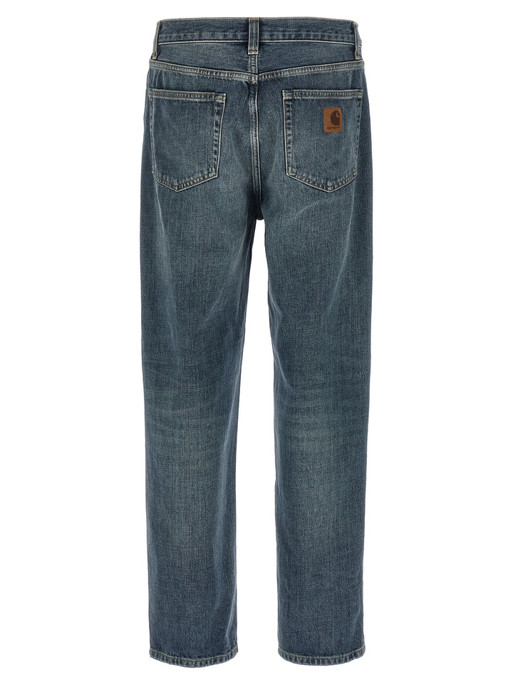 Carhartt Wip Aaron Jeans - Blu | b7ba89ba2c8709ce6688c71211e55bdc3d882097
