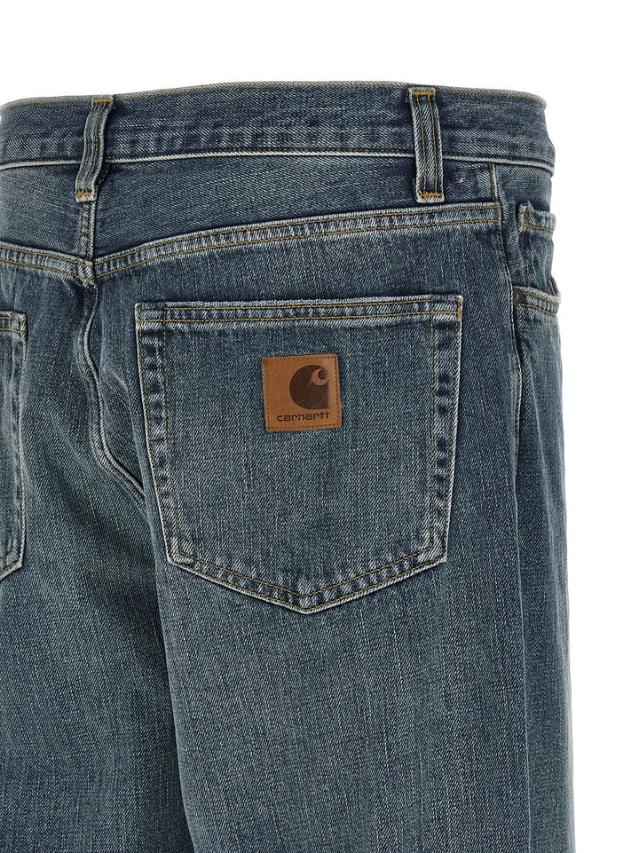 Carhartt Wip Aaron Jeans - Blu | c7cd9365dabdf6f315897d78de5cde50f5648d46