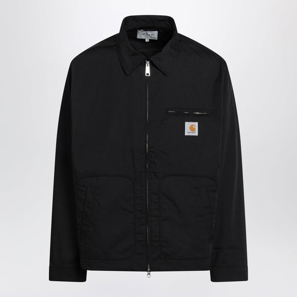 Postal Jacket In Polyester-Cotton, Black