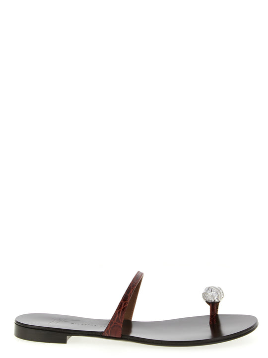 Icon Ring Sandali Marrone