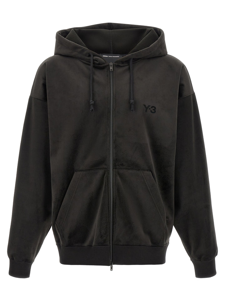 Y-3 Velvet Sip Hd Felpe - Nero | 257f4d70557eae7b5a11c8ed96cc997aa4aee758