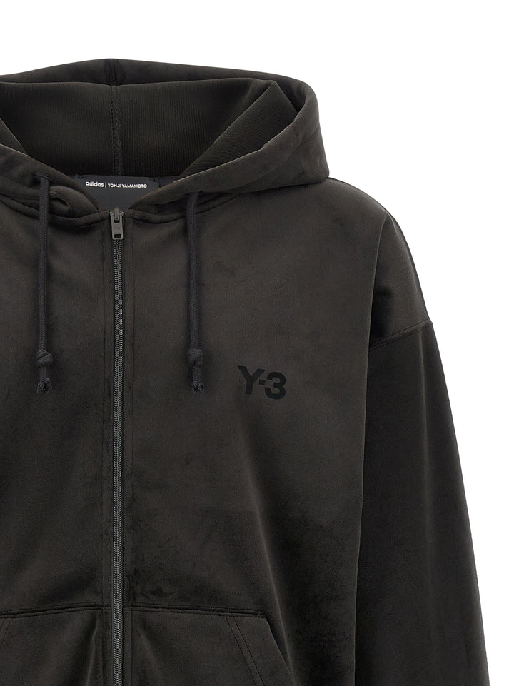 Y-3 Velvet Sip Hd Felpe - Nero | f0a49019e7e6e28516db59618108e7350ef01b14
