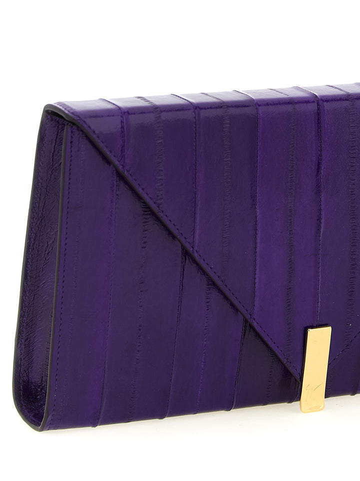 Giuseppe Zanotti Tuxedo Clutch - Viola | e46e814af26f9c156c1e18cfab1d3deda029d5bf