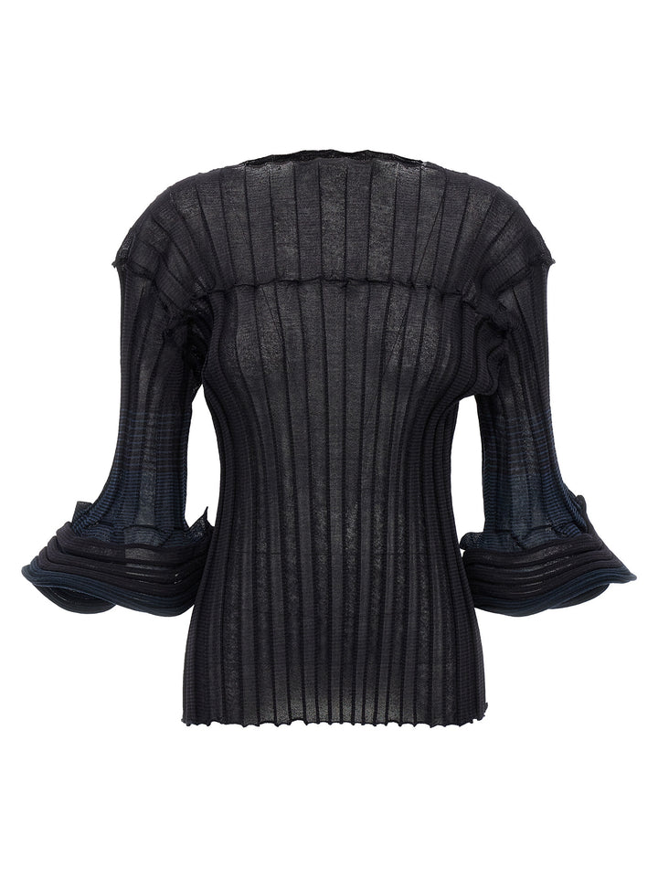 Issey Miyake Asagao Top - Blu | d6985ec25b5a87848474710a1025ed4816313aaf