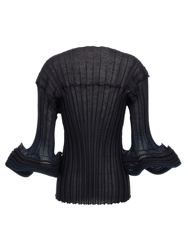 Issey Miyake Asagao Top - Blu | a30e771eb4c0a9de7b5b2e6afbf6cd880ff62cc7