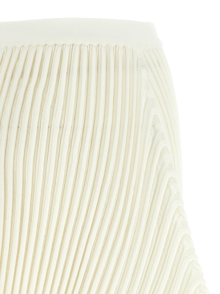 Issey Miyake Stream Gonne - Bianco | 510d2cad26cae2b978424a43805c8a3bf3ed681d