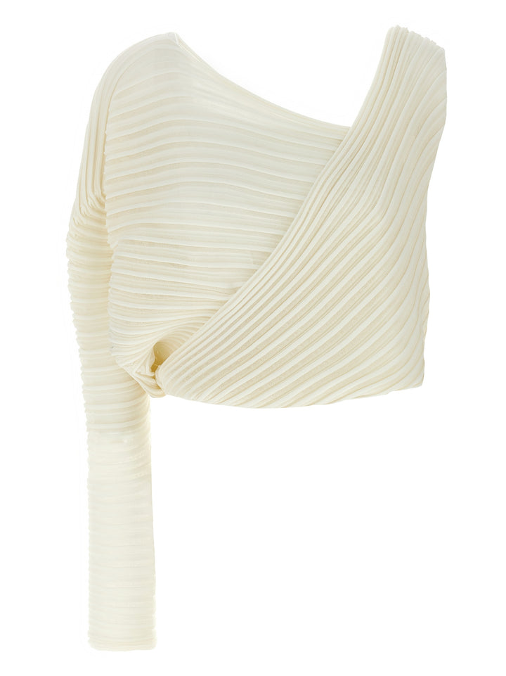 Issey Miyake Stream Top - Bianco | caf51a4bb53b77af9d65d7c2536c83adce2ba22b