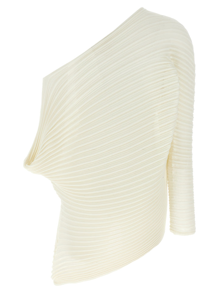 Issey Miyake Stream Top - Bianco | db0c14acc22cea33ad76bf08d2879e55162cb938