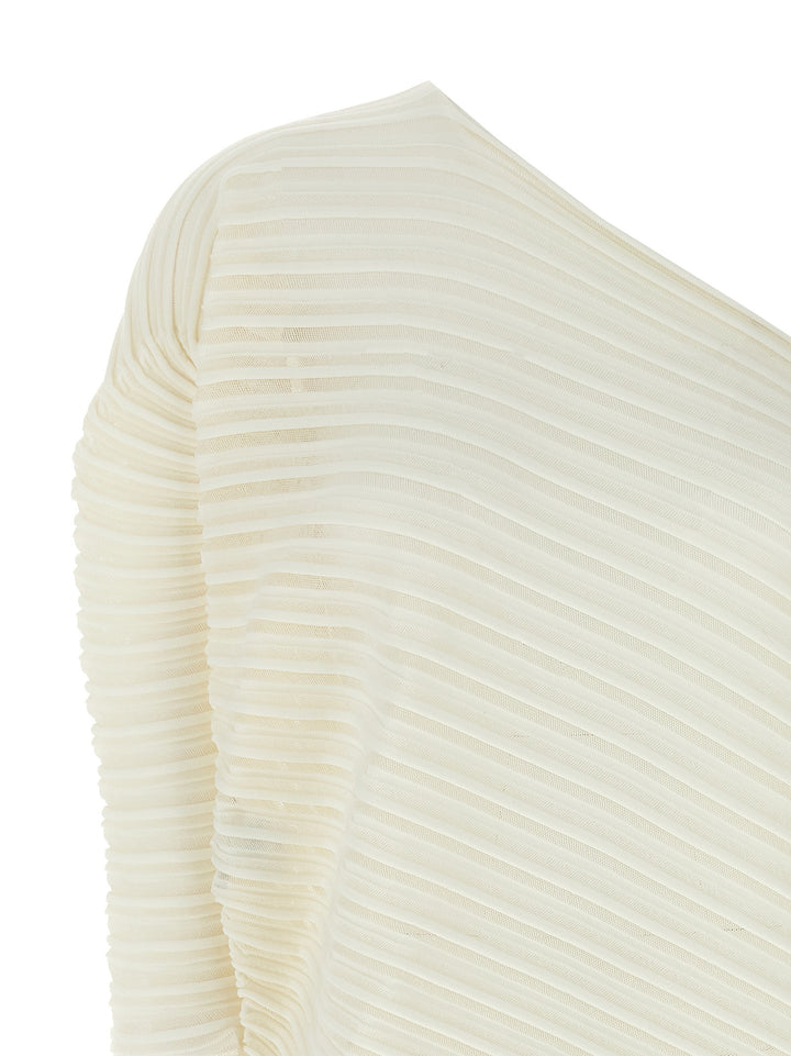 Issey Miyake Stream Top - Bianco | 833c1a07b5e80295657fd74070f72e8164d0344e