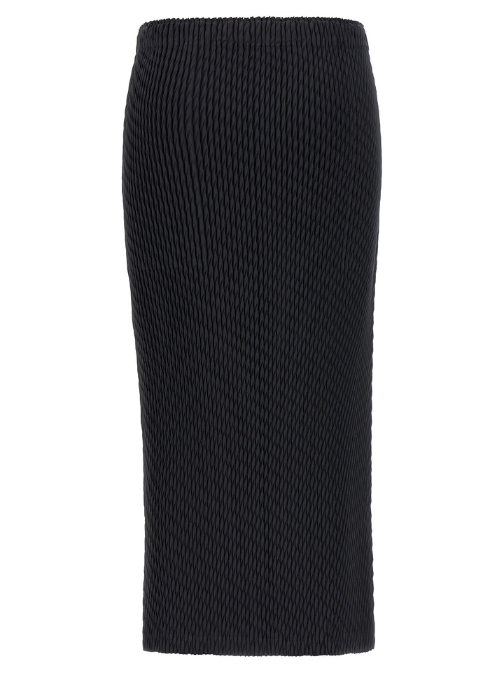Issey Miyake Sleek Pleats Gonne - Nero | 335f844614c3e7ffe011cee64e0592341c35b897