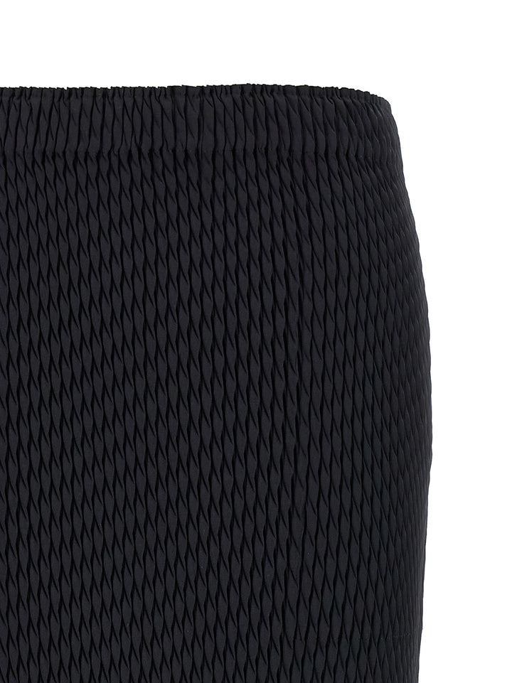 Issey Miyake Sleek Pleats Gonne - Nero | 93fa70c709c3c223d07f25dd0e3d66698c3c8a85