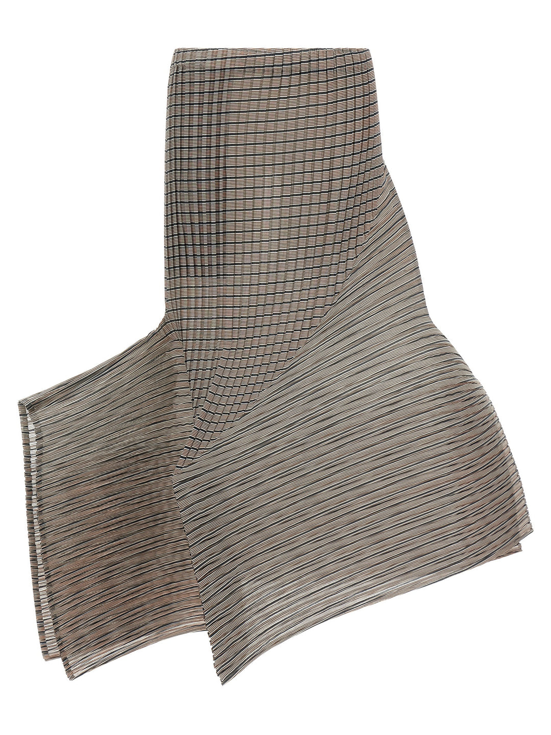 Issey Miyake Generic Stripes (Machine Pleats) Gonne - Marrone | 1a7e27daa8bcff2e4b6efd8c66b6bddac98d3611