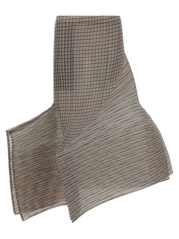 Issey Miyake Generic Stripes (Machine Pleats) Gonne - Marrone | 1a7e27daa8bcff2e4b6efd8c66b6bddac98d3611