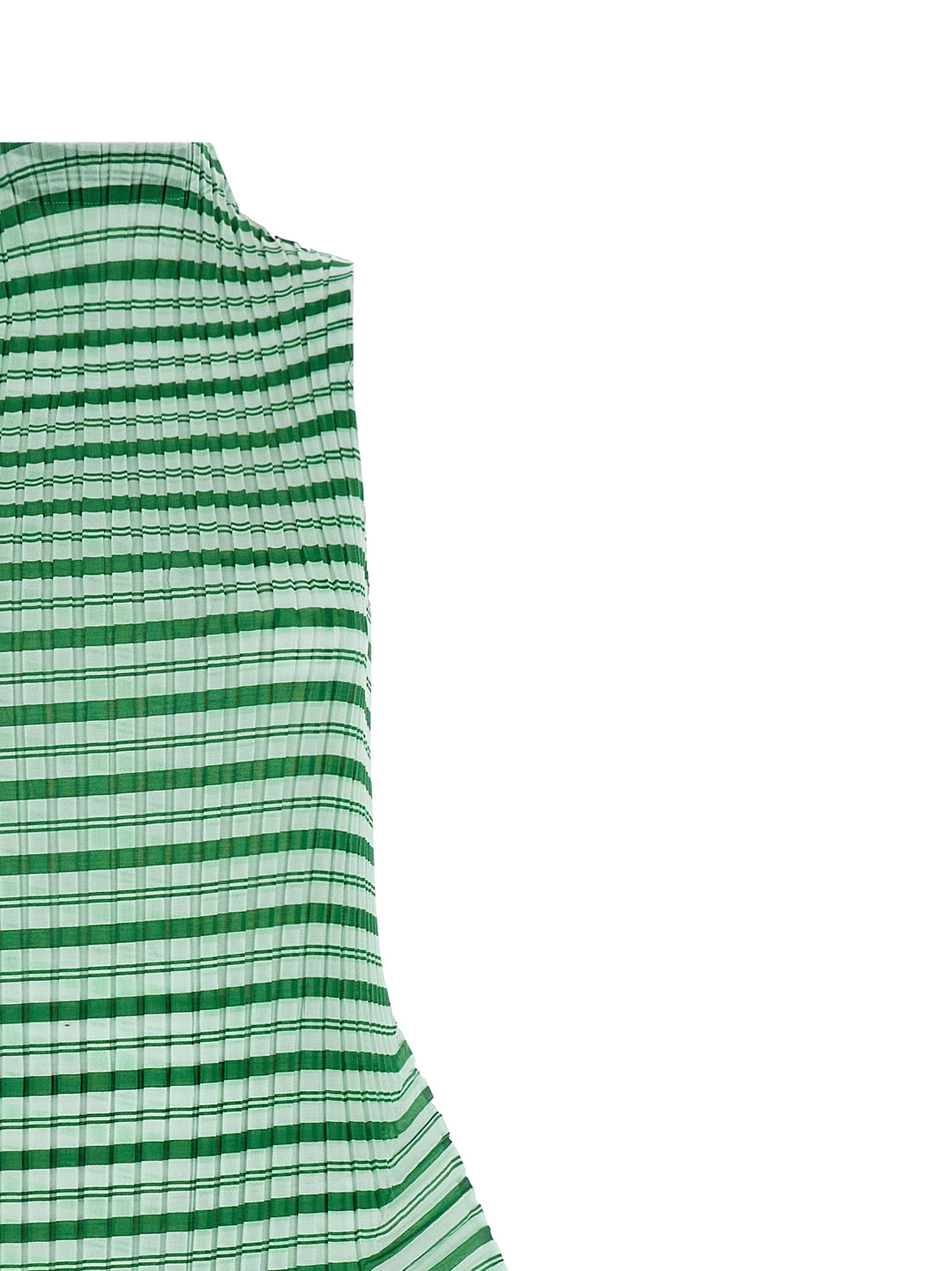 Issey Miyake Generic Stripes (Machine Pleats) Abiti - Verde | 5e8cfb2dc86308389d428f7a67824c65bc480e2e
