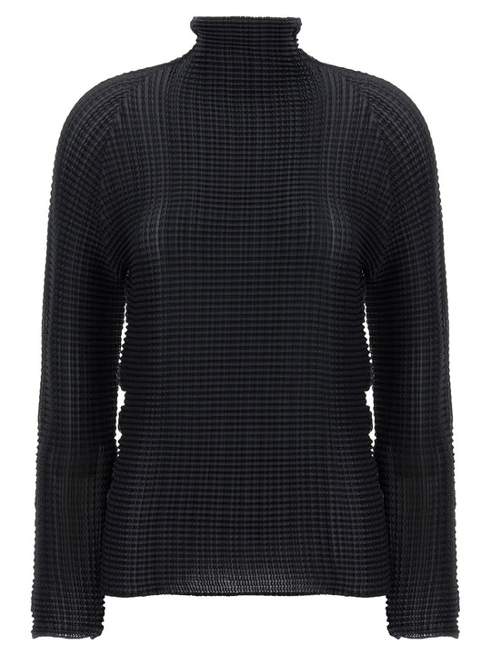 Wooly Pleats Maglioni Nero