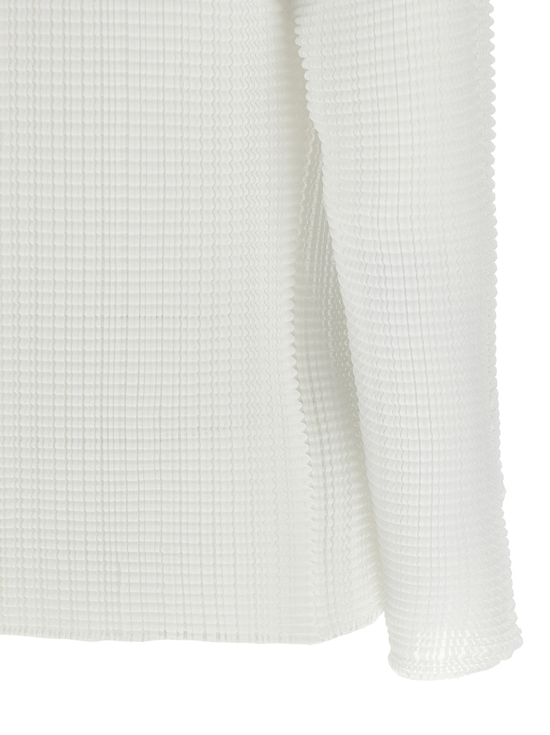 Issey Miyake Wooly Pleats Maglioni - Bianco | 10f7e7486b94241c8b6b29703009a8dfe93bd161