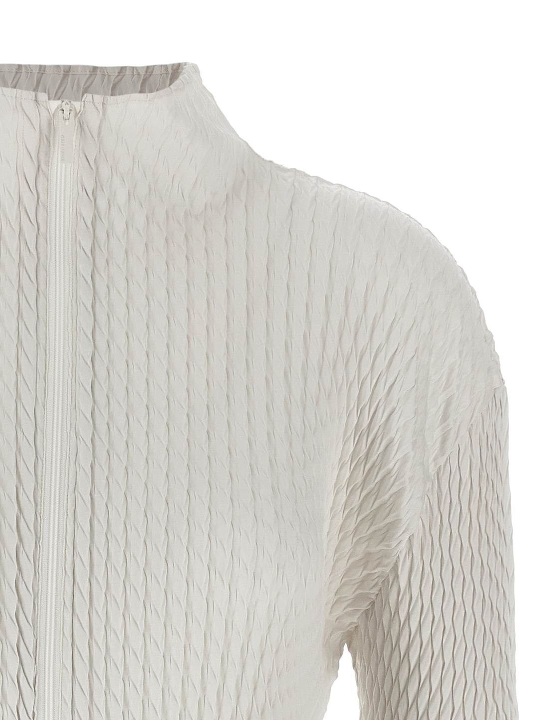 Issey Miyake Sleek Pleats Maglioni - Bianco | 7a1db624eab894319c2c72a195caf6412c203a5f