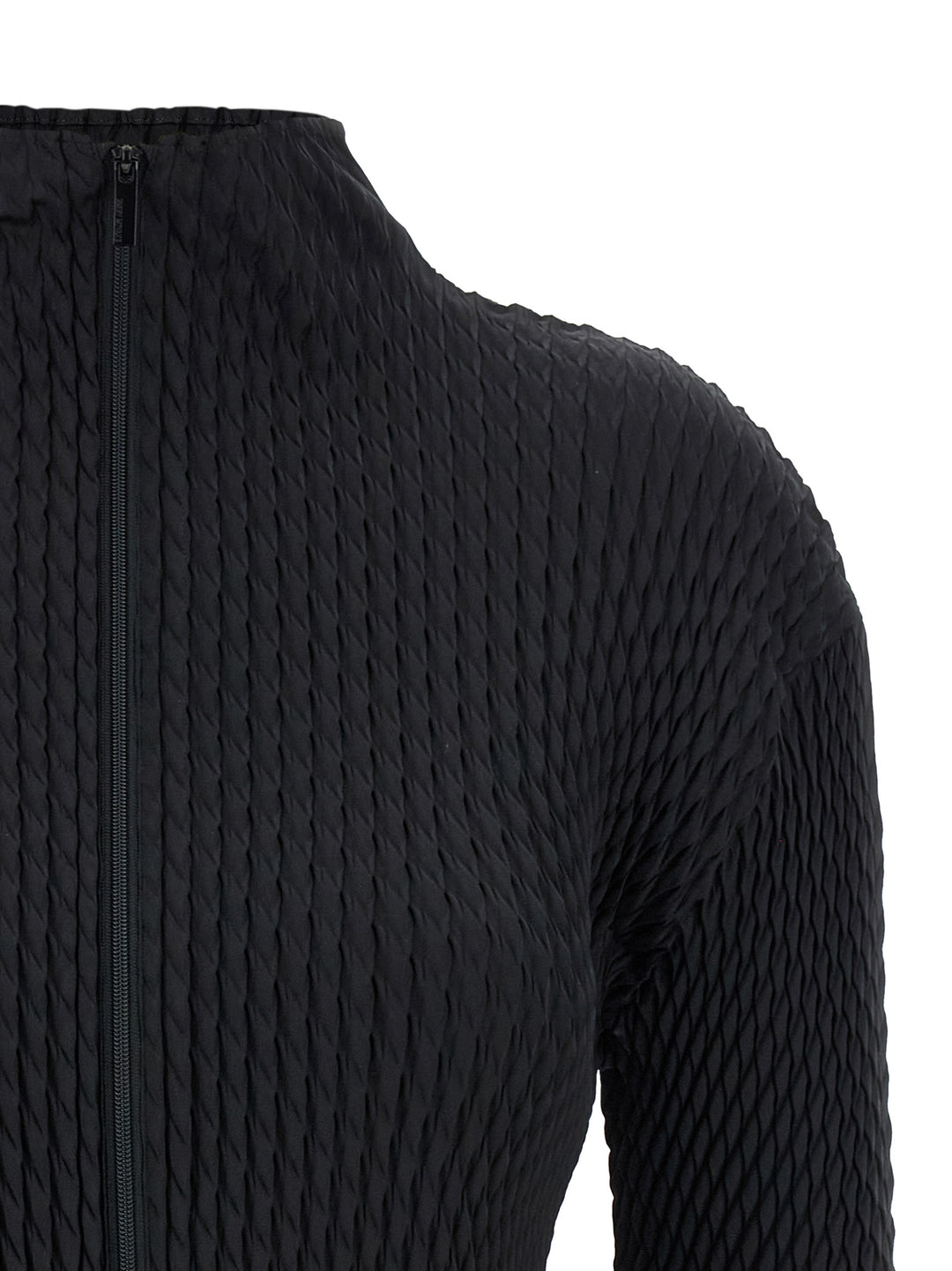 Issey Miyake Sleek Pleats Maglioni - Nero | c1902416a0a7cfe3fdfaa8b3a0b02880c4218b7e
