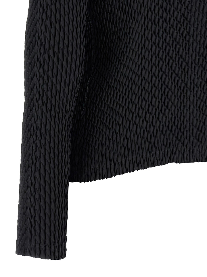 Issey Miyake Sleek Pleats Maglioni - Nero | 032770f0d1eb18f807d2f3105246cbbdc9131dd3