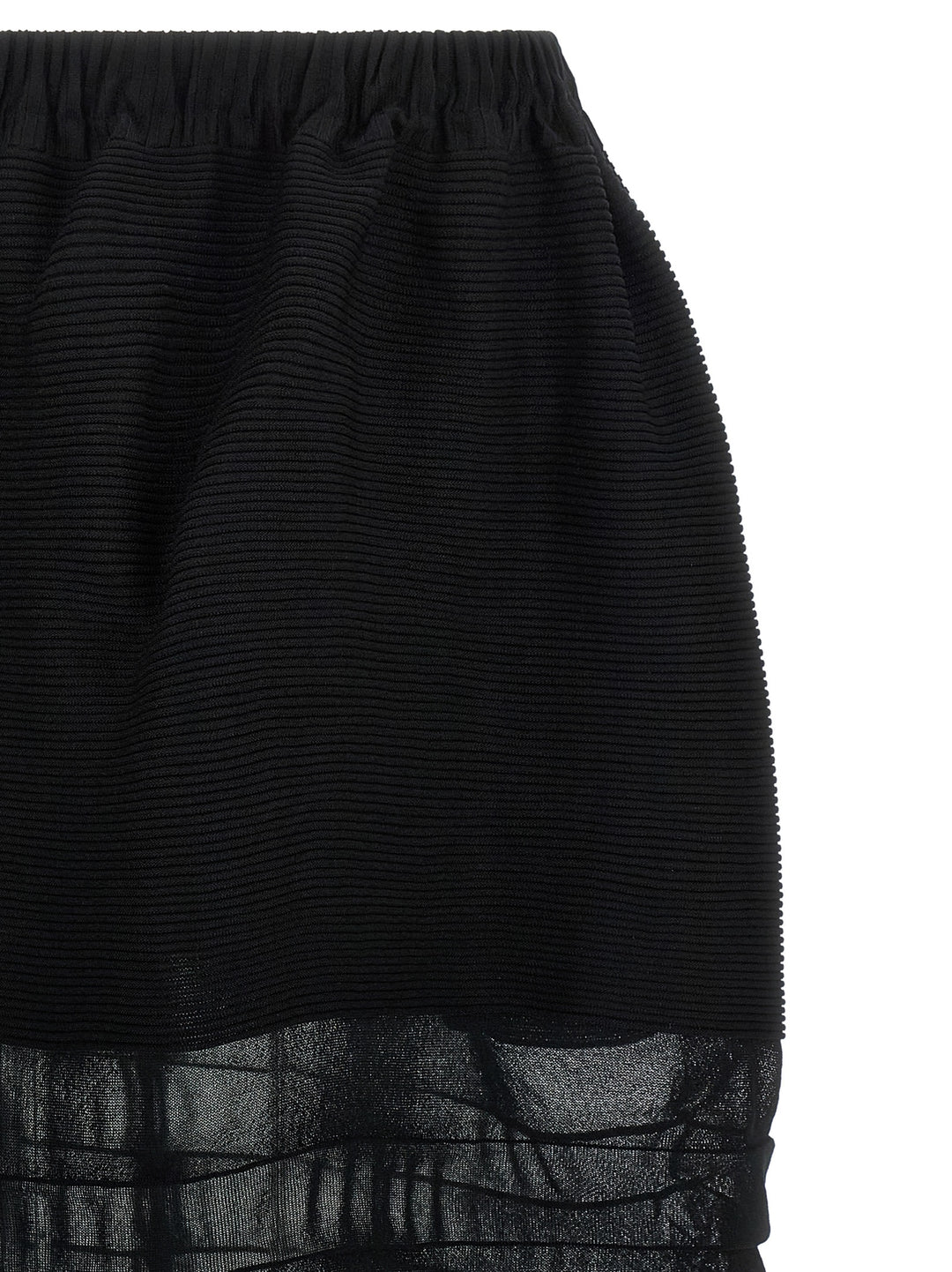 Issey Miyake Moving Knit Gonne - Nero | 98b192a970dd3b567c83c9e42f775b2e9f905def