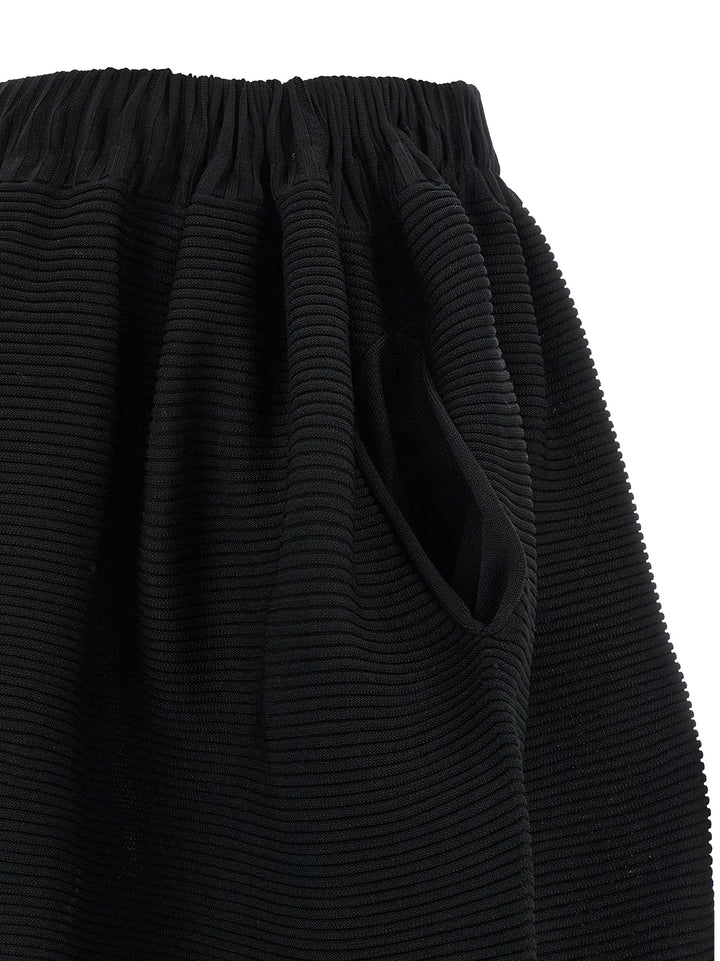 Issey Miyake Moving Knit Gonne - Nero | ae03fe54cbaaaba13ef62328fbeb7d298c626b16