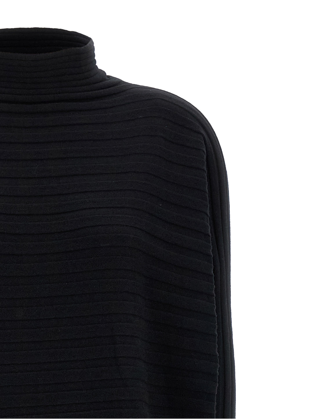 Issey Miyake Cotton Cashmere Knit Abiti - Nero | bfeeba072680a0d336e07981deaee484c58c1722