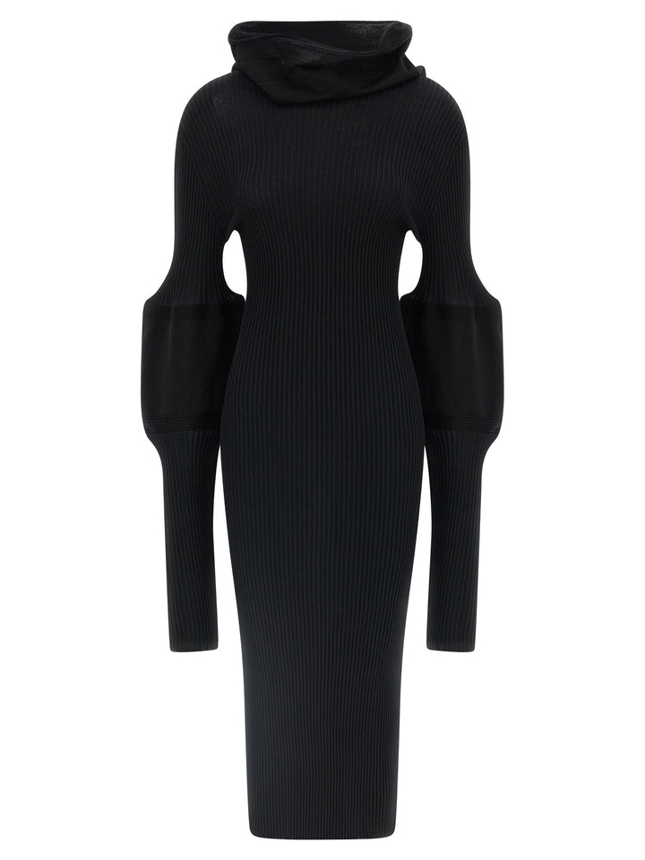 Issey Miyake Thin And Thick Knit Abiti - Nero | 31dc18d0c06d2207fa1b976a4486d3e7f330d412