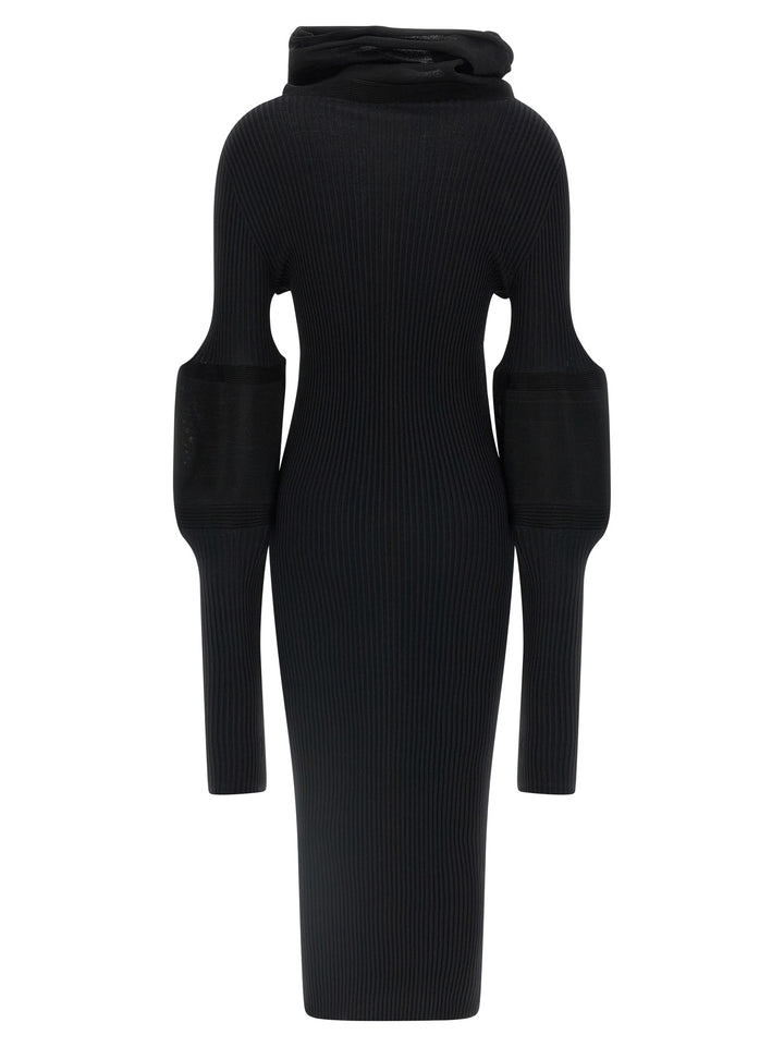Issey Miyake Thin And Thick Knit Abiti - Nero | 41b4518eee77f61b5a6b065a0d873582335905a4