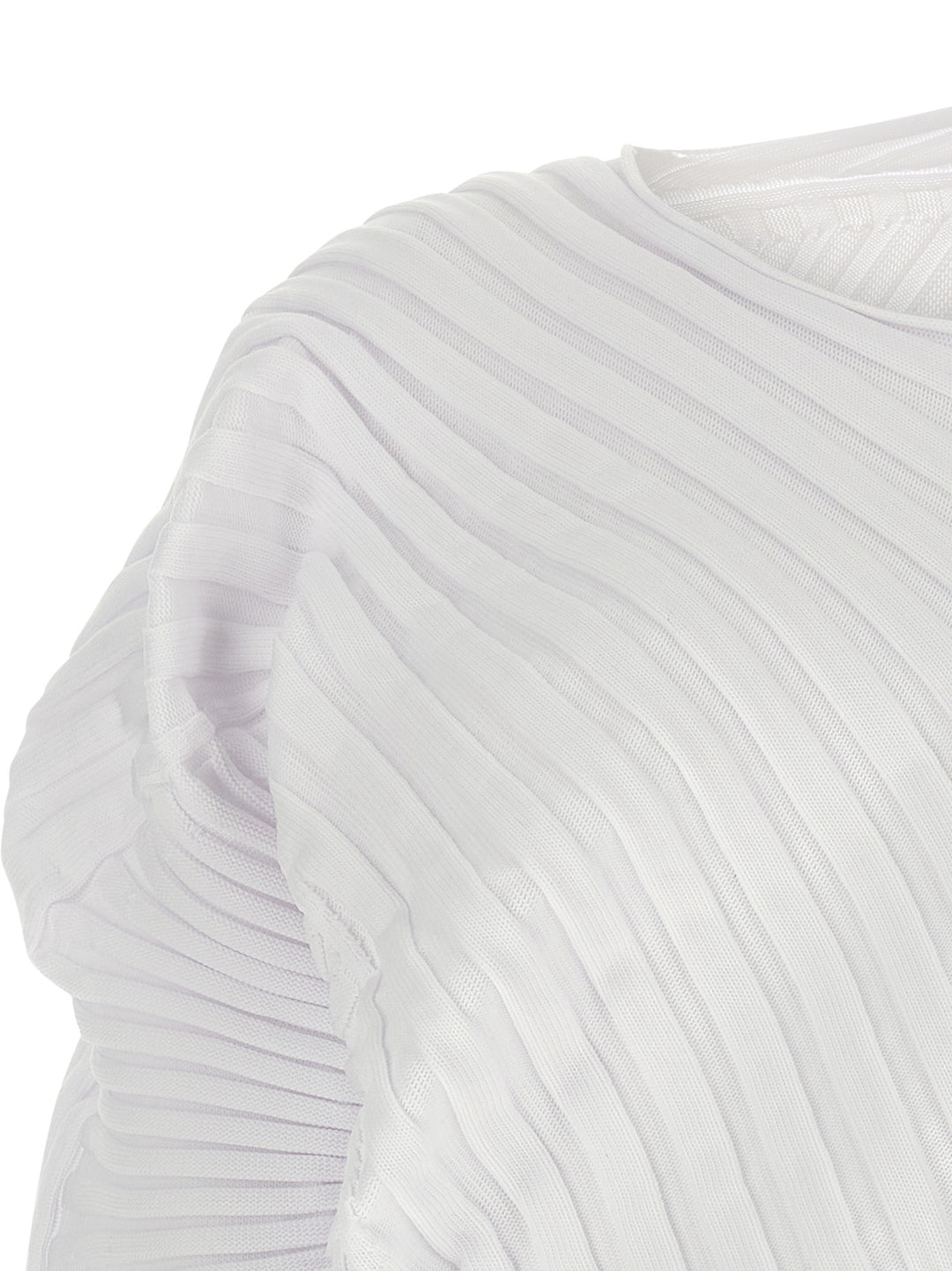Issey Miyake Knit (As It Is) Top - Bianco | 2e7152681e8efe42abdeca8303bcc102cd57d988