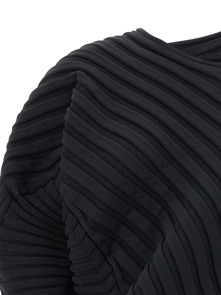 Issey Miyake Knit (As It Is) Top - Nero | df25338ac308b1eeec3b4e3e1e2f9cd4018ca3fe