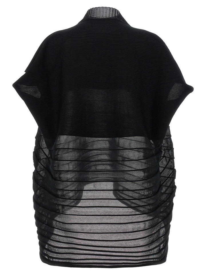 Issey Miyake Moving Knit Top - Nero | 3f110d675febb601f08473f28d915df500b7d3bf
